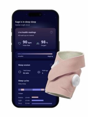 Owlet Smart Sock Rose Gen 2